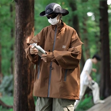 冲锋衣男春秋季户外机能风工装夹克山系外套XW133P63，男装夹克，星座1116-2