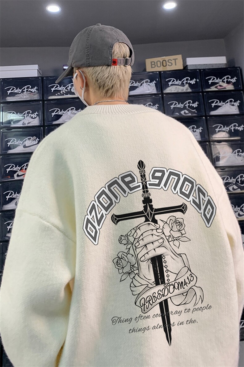高质量！秋冬季半高领毛衣男士加绒加厚线衣男针织衫男MY176-P45,男装针织衫/毛衣,电商B367