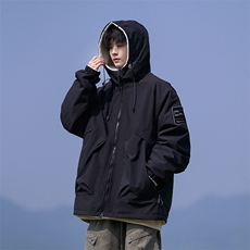 M6856-P120冬季羊羔绒双面穿加肥加大棉衣宽松潮棉祅，男装棉衣，星座109