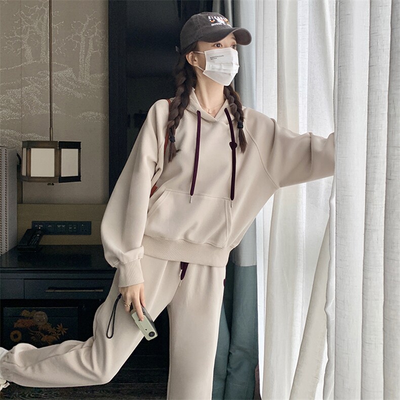 现货有买家秀25春秋连帽爱心套装两件女2C187-82268-P135-K198,女装套装/套裙,2C187