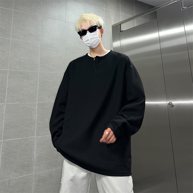 亨利领长袖t恤男CP84-特P20,男装T恤,电商B371