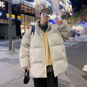 港风麂皮绒棉服男冬新款情侣棉衣外套加厚棉袄羽绒服MY8805-P68图片