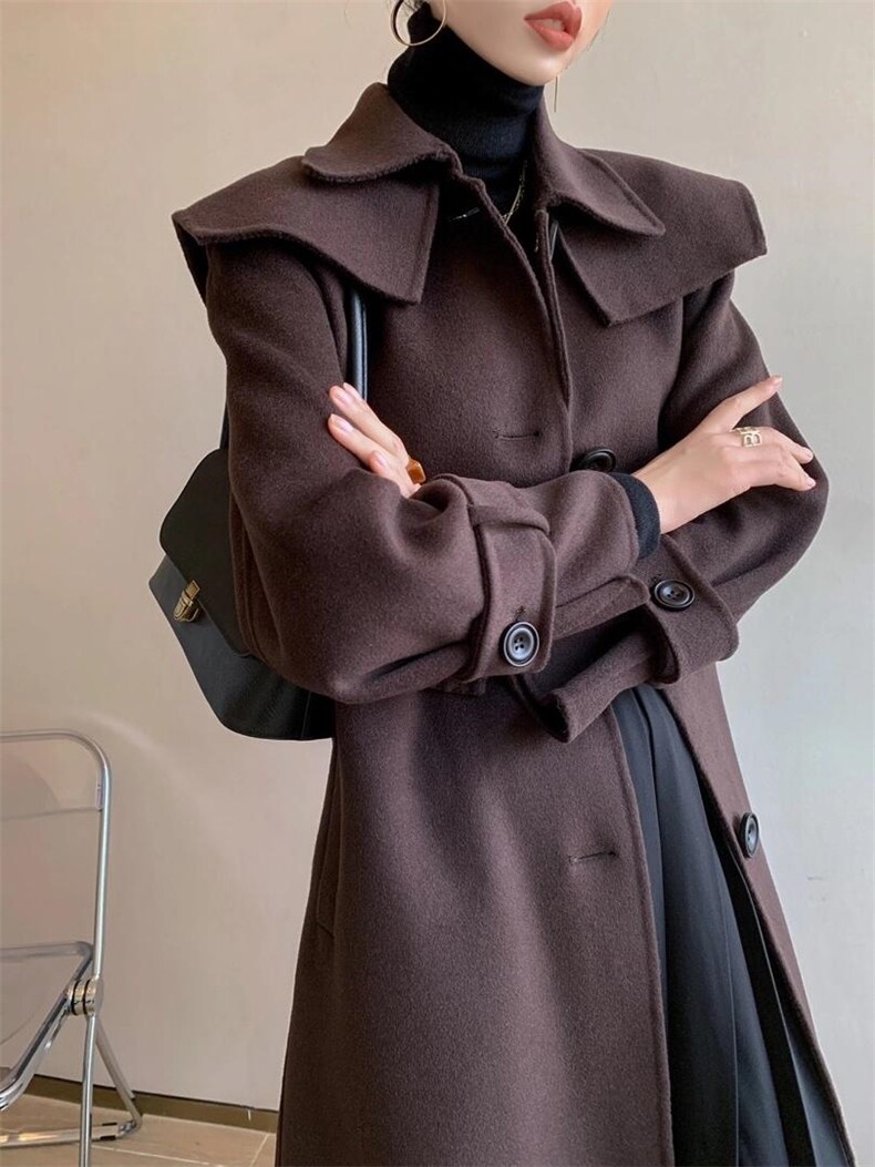 羊绒大衣，女装，MST