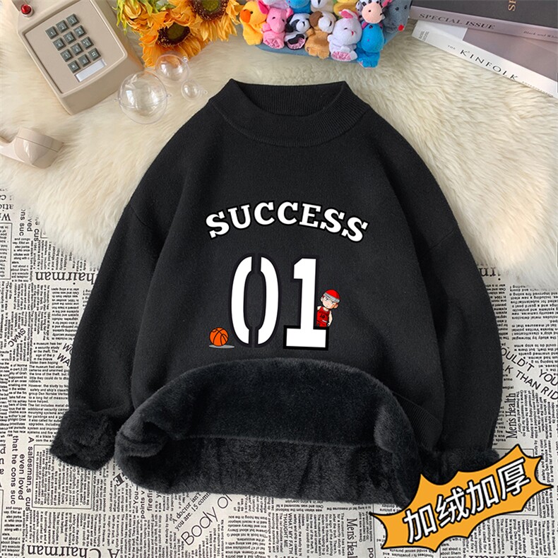 M18205-P45加绒款-P65半高领毛衣男士大码针织衫男毛线衣男,男装针织衫/毛衣,电商A040