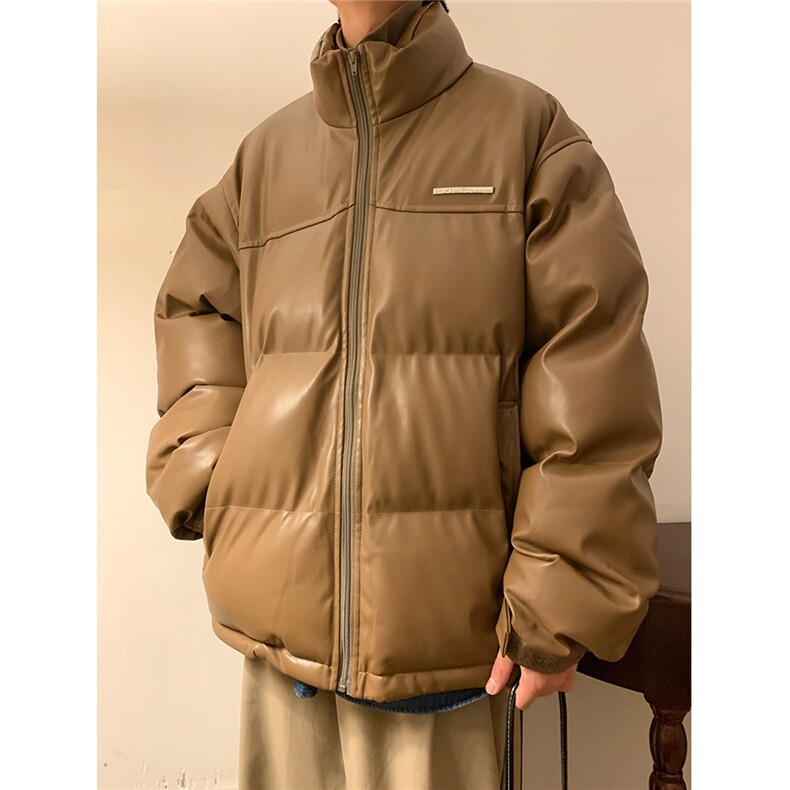 PU皮棉服男潮冬装加厚防寒防水棉袄男冬棉衣外套面包服TT138P62,男装棉衣,星座1013-5