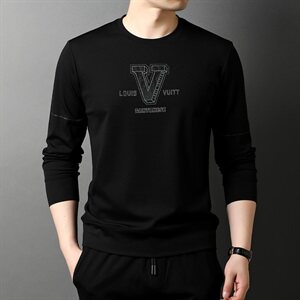 J624钱塘2020-1秋冬男士新款高端卫衣打底衫长袖贴身舒适P57图片