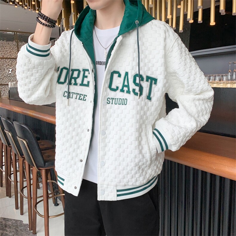2025春季夹克男潮流假两件夹克外套衣服上衣A210-JK272-P95图片