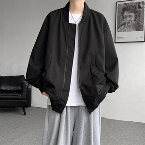 M-8XL春季棒球服外套男大码立领飞行员夹克潮牌休闲衣服JK001P65图片