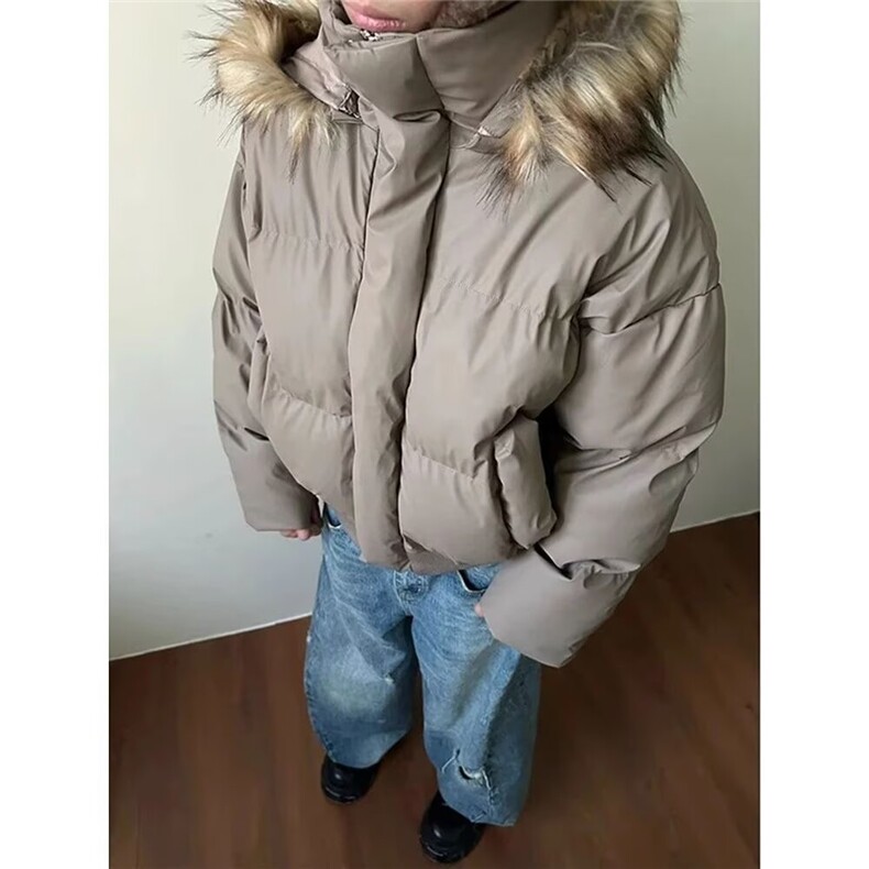 棉衣/冬季宽松街头外套男女夹克连帽棉服MF324-P108,男装夹克,星座412-1