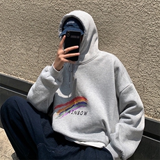 A040-WY2064-P40连帽卫衣男加肥加大码胖子棒球服外套，男装卫衣，电商A040