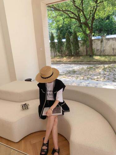 编织马甲，女装马夹，HE