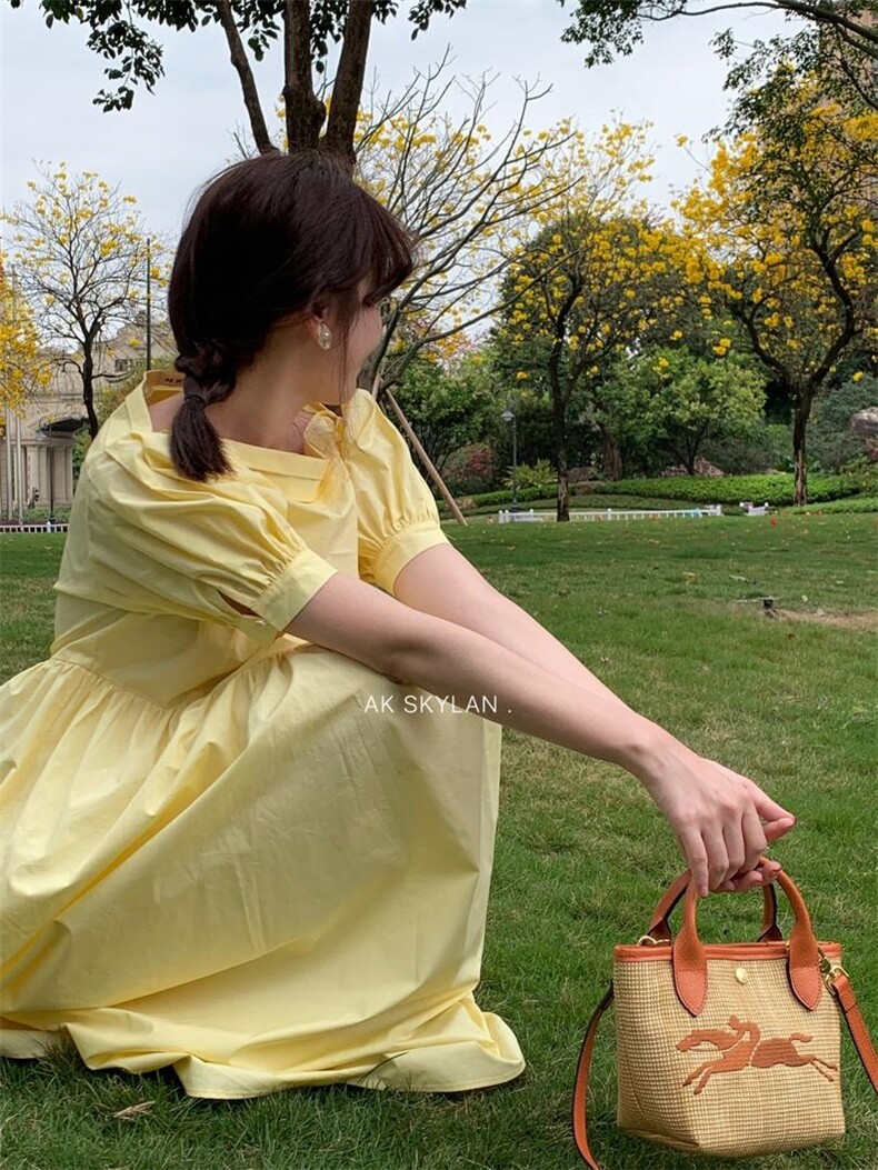 是被连衣裙占据的夏天呀，女装连衣裙，AKSKYLAN(6F)