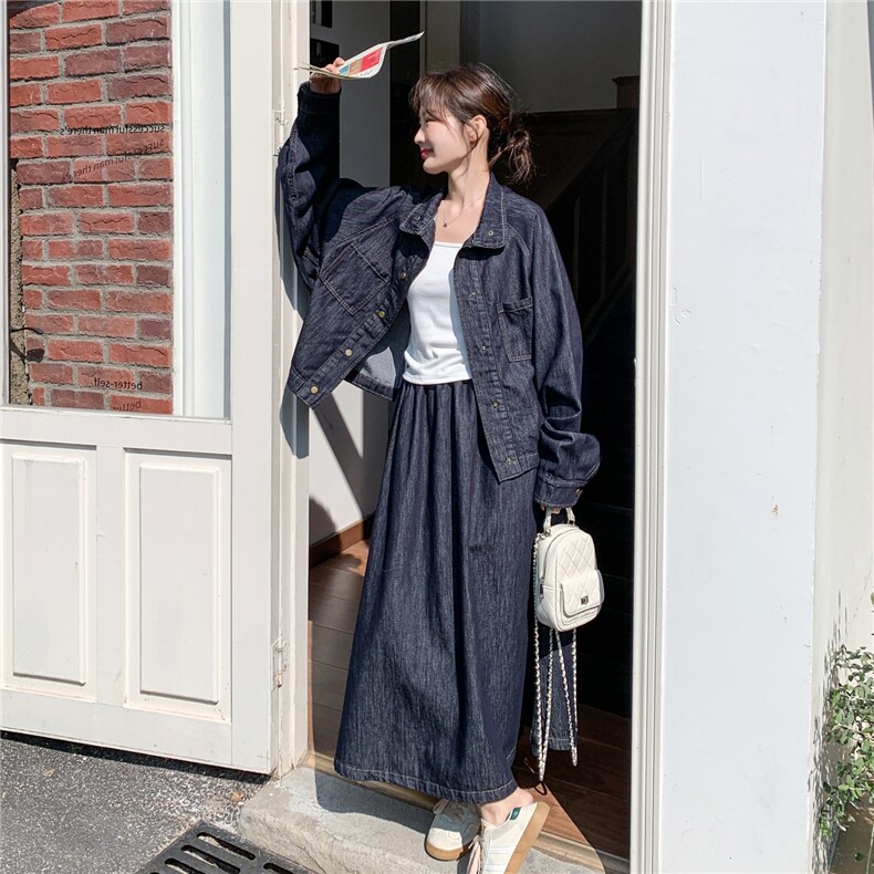 有货春装新款牛仔套装裙2026新款AD1003-P196K318,女装套装/套裙,2B187