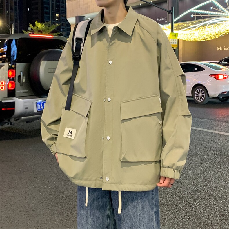 外套男2024新款春秋上衣潮牌痞帅青少年夹克JK178-P75,男装夹克,星座308B-2
