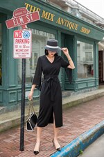 气质连衣裙，女装连衣裙，蓝芝衣秀