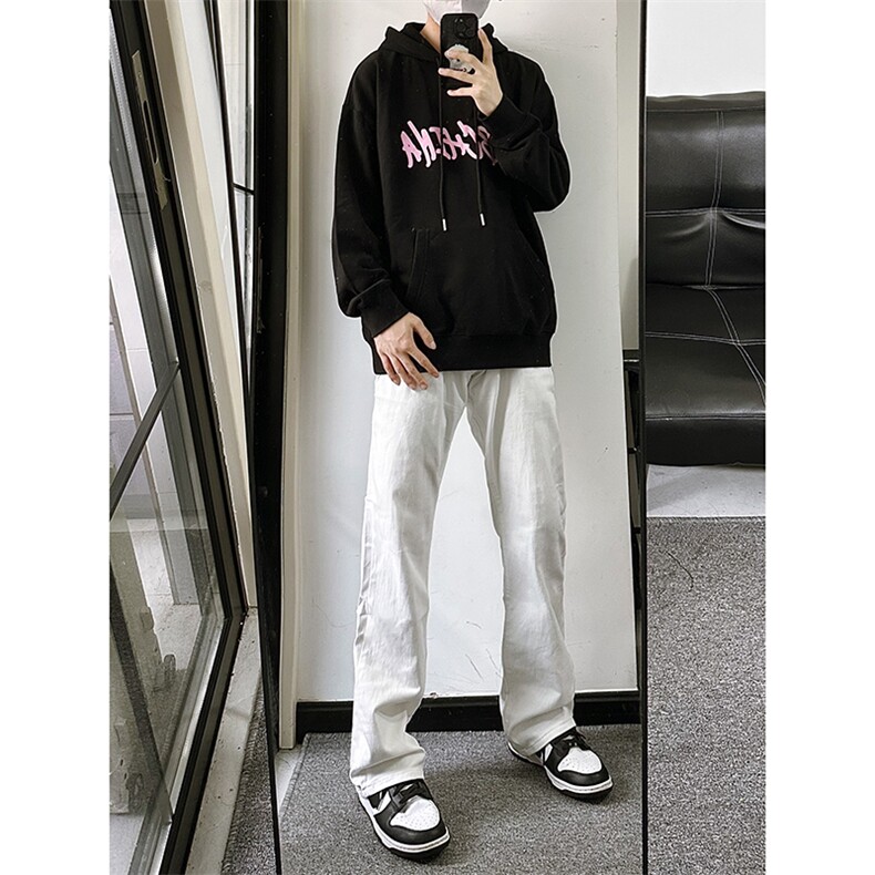 B221美式ins高街暗黑小众修身弹力休闲牛仔裤LK23010-P60控78,男装牛仔裤,电商B221
