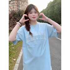 H1056-P30水洗双纱棉字母发泡印花短袖T恤，男装T恤，星座617A-2