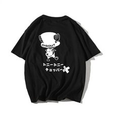 【】A003-HT1052-P30夏装新款卡通印花时尚T恤水泥墙，男装T恤，电商A003