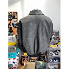美拉德棕色皮衣外套拉链机车服飞行员夹克JK963特P78，男装夹克，星座908-1