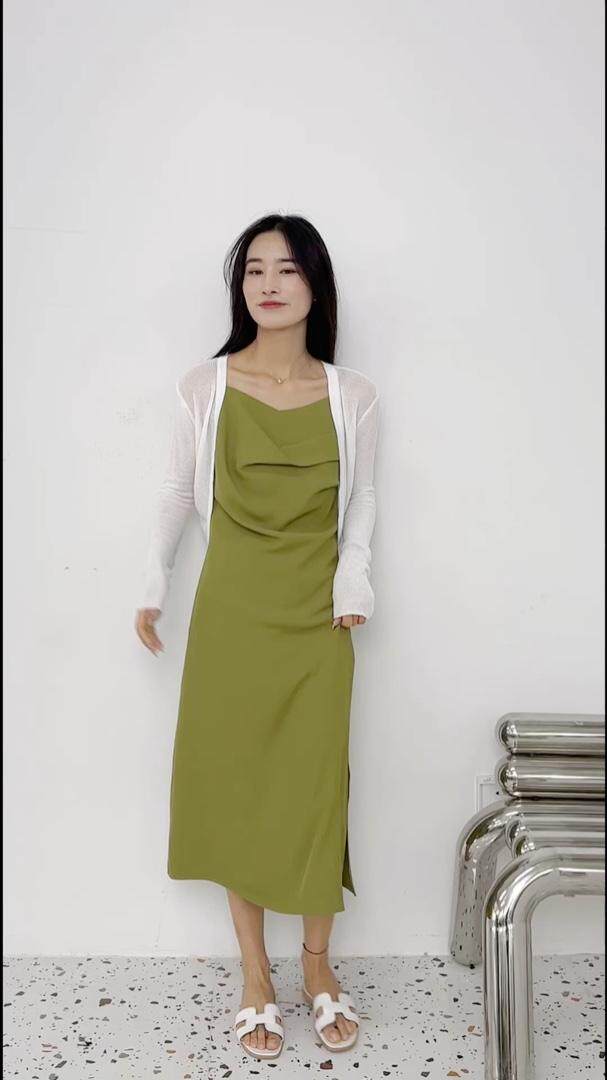 早秋2件套连衣裙！防晒俩不误！，女装连衣裙，依挺好