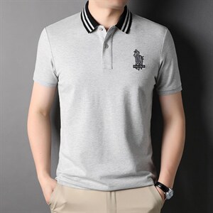 polo衫短袖男夏季潮牌2023新款半袖上衣宽松翻领t恤男图片