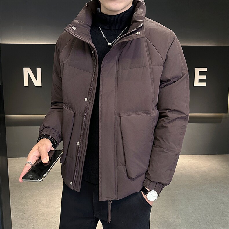 冬季店主羽绒服简约时尚保暖品质数据款简约外套男YR8005-p160,男装羽绒服,电商D327