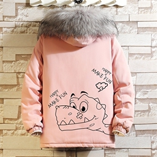 MM48136-P130冬季大毛领衣男士大码加厚袄男服砖墙，男装棉衣，电商A040A