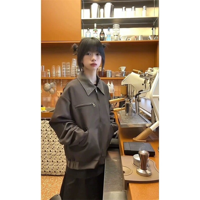 现货自制千鸟格内哈灵顿夹克领口刺绣,男装夹克,星座910A