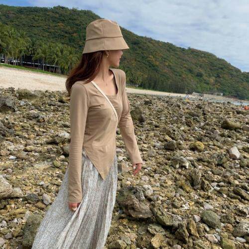 【现货】设计款下摆不对称T，女装，郭郭家