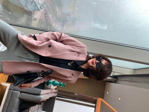 春季新款西装外套，女装西装，百媚丽人