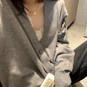 断袖针织开衫图片