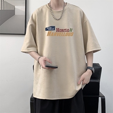 麂皮绒短袖t恤男大码半袖男JD82384-P25，男装T恤，电商A040