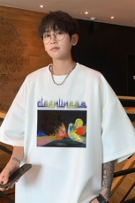 ！版权！2025夏季新款男士鹿皮绒短袖T恤半袖衫TL2422特P19，男装T恤，电商B220