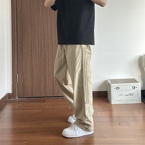 大量现货 垂感条纹休闲裤男夏季设计感舒适百搭长裤潮DY5032-P55图片