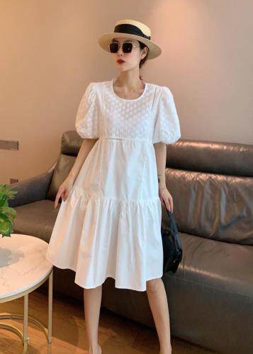 【现货】韩版娃娃拼接公主裙，女装，秋水月亮