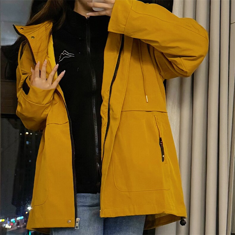 三合一玫瑰的故事同款户外冲锋衣外套工装登山服C836-P115-160，男装夹克，星座911-2(原星座613-2）