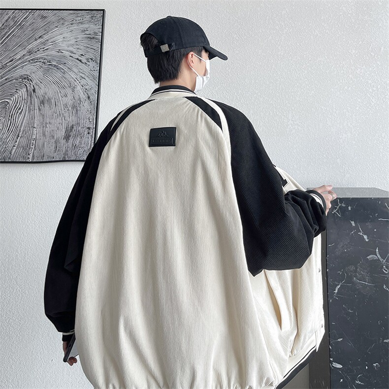男士外套2023新款棒球领潮牌工装休闲夹克JK06613-P95,男装夹克,星座308B-2