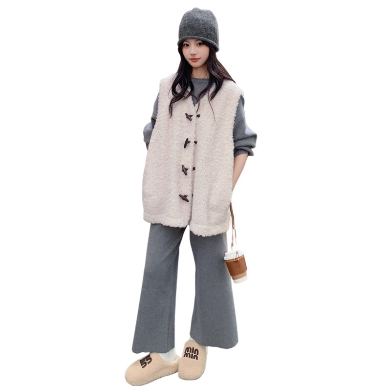 【新款】毛衣套装+马甲三件套2C115-2381-P225-K338,女装套装/套裙,2C115
