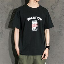 短袖t恤男士衣服宽松圆领半袖潮流纯棉打底衫男2021夏款DS664T，男装T恤，电商A102