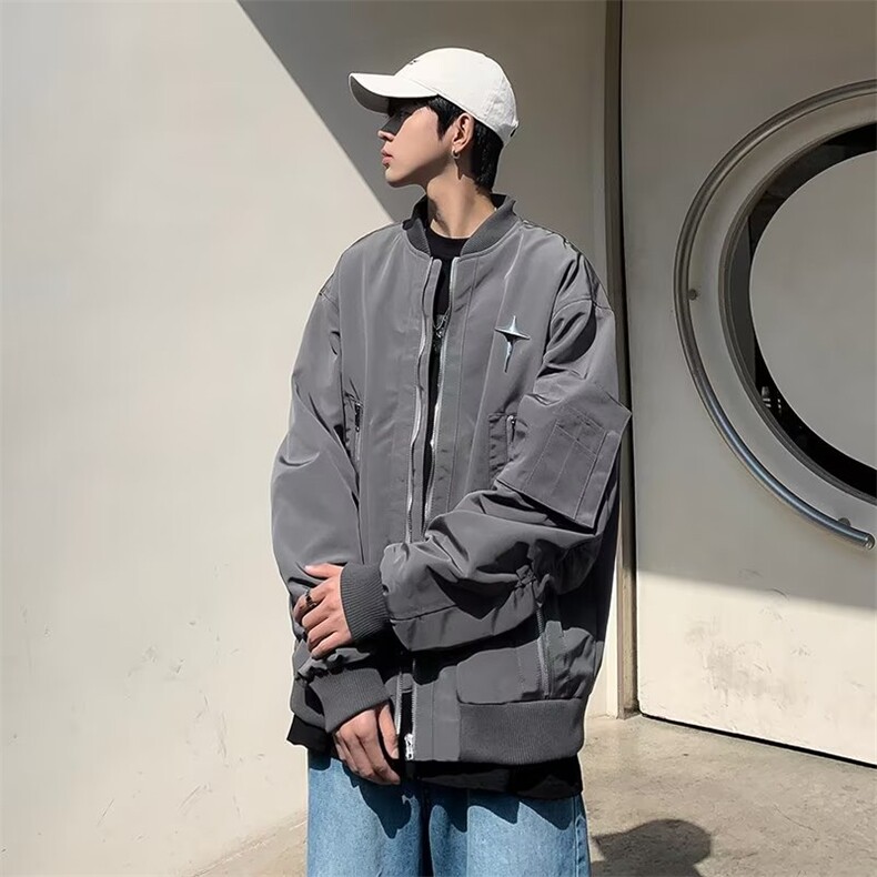青春流行男春季夹克文艺潮外套A1056P65,男装夹克,星座1116-2