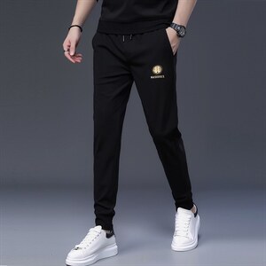 S3076钱塘2020-2秋季新款时尚休闲简约中青年男士长款卫裤P72图片