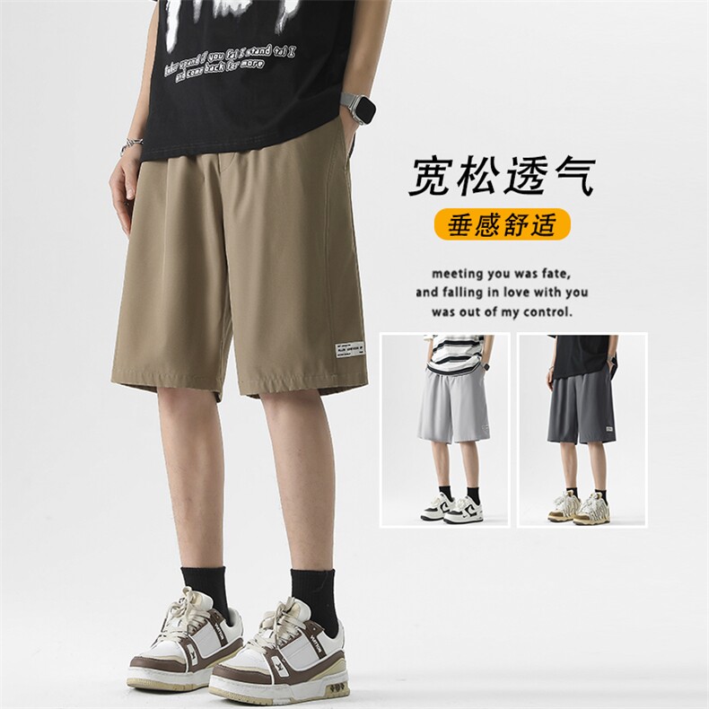 22024夏季薄款裤子休闲宽松速干短裤男款运动裤DK560-特批-18图片