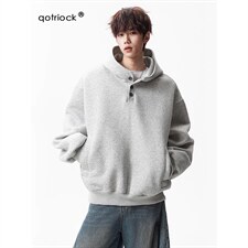 美式重磅连帽卫衣男女潮牌高街设计感春秋运动百搭情侣外套，女装短外套，星座715-4