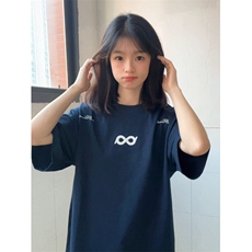 H0706-P35前后全刺绣休闲宽松短袖T恤女，男装T恤，星座617A-2