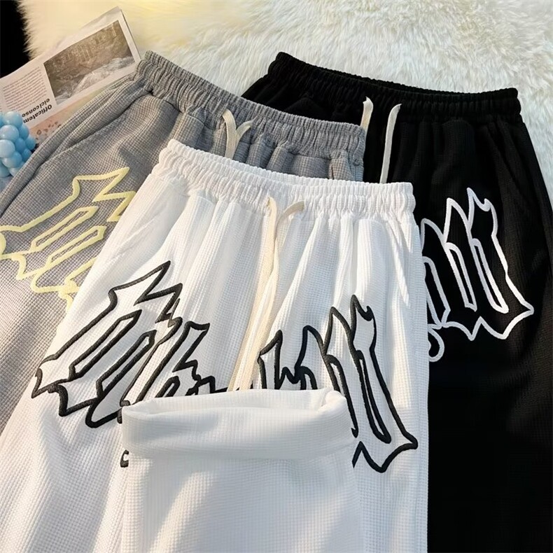 男新款青春流行潮流时尚潮牌潮休闲裤长裤GK80P30图片