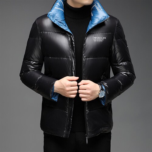 2021中老年羽绒服男款冬季中年加棉保暖外套上衣QLMF8223-P255图片