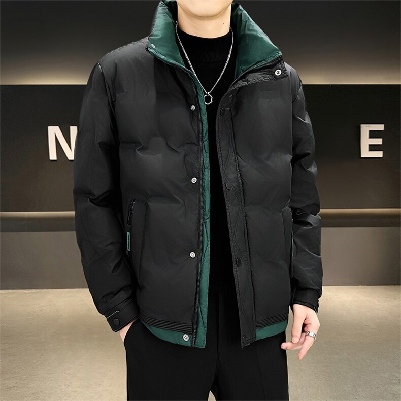 高品质立领拼接羽绒服男士冬季新款潮流帅气轻薄外套高品质男装,男装羽绒服,星座1013