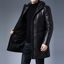 BDCY275钱塘2020-2商务休闲秋冬款新款加厚中年男士皮衣P630，男装皮衣，钱塘207-2