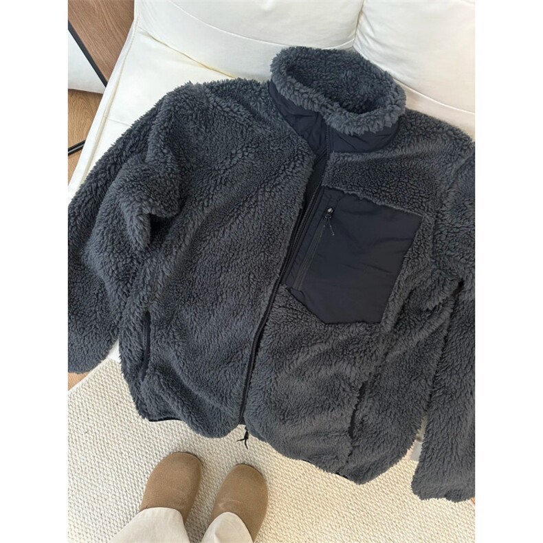 秋冬新款羊羔毛外套GS04-P85成分100聚酯纤维,女装短外套,星座1302