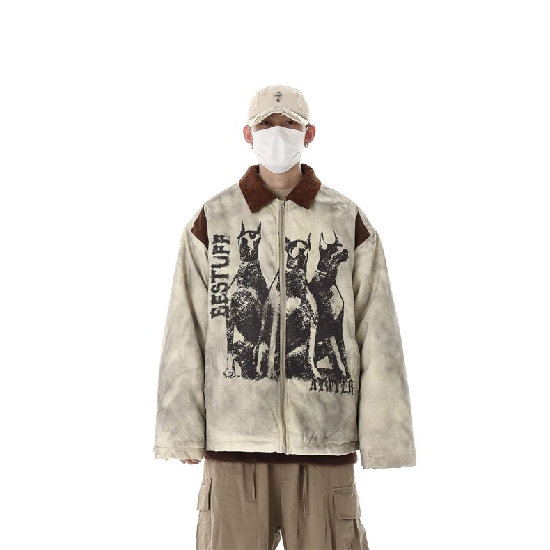 1506A/G5020/P78美式高街翻领棉服男女款秋冬季新款,男装棉衣,星座1506A